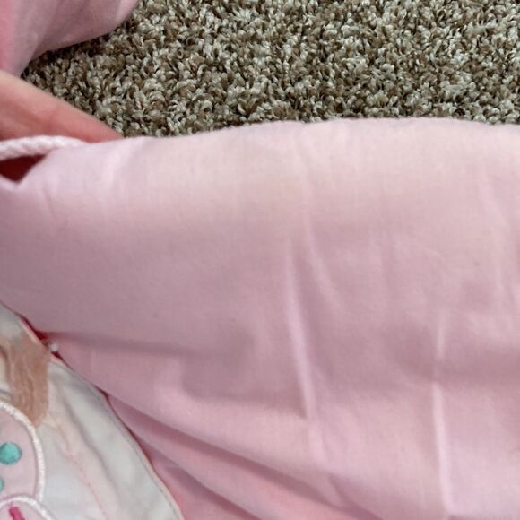 Vintage 80s 90s TidyKins Pink Elephant Pink Snowsuit - Picture 9 of 16